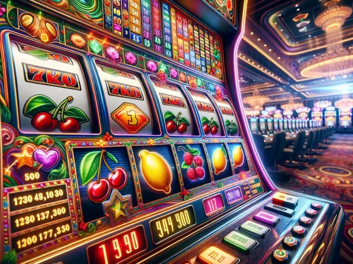 slot apps တွင် အွန်လိုင်း စလော့ ဂိမ်းများ ကစားနေသောပုံ